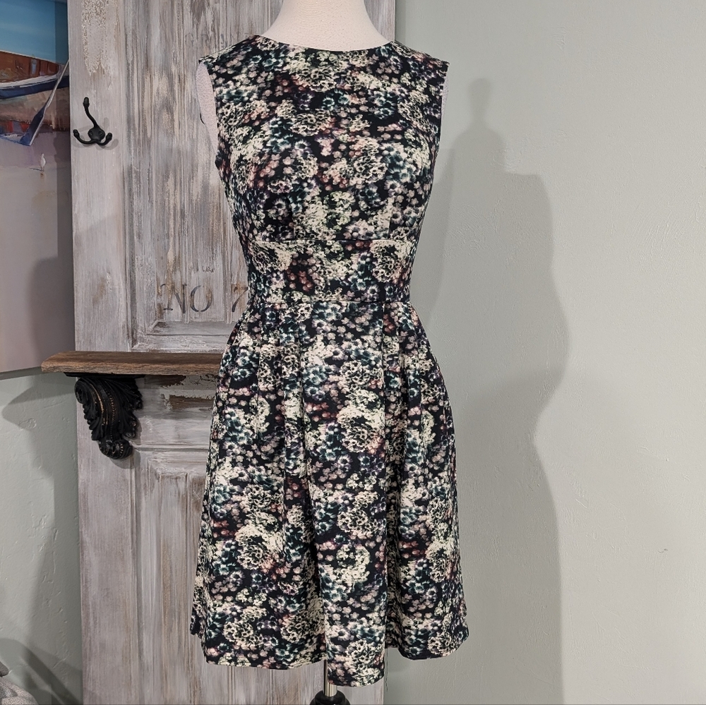 NWT Closet London floral fit and flare dress